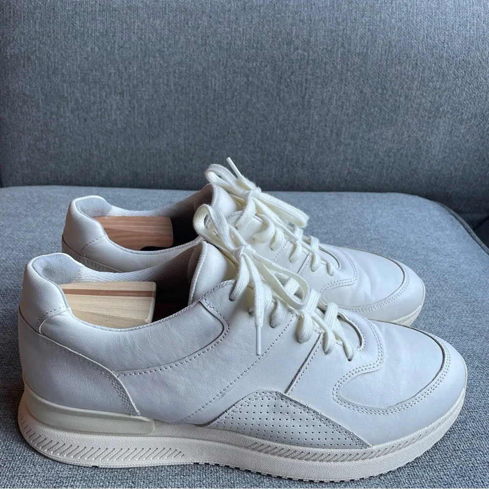 Everlane The Trainer Cream Unisex Sneaker - Picture 5 of 11